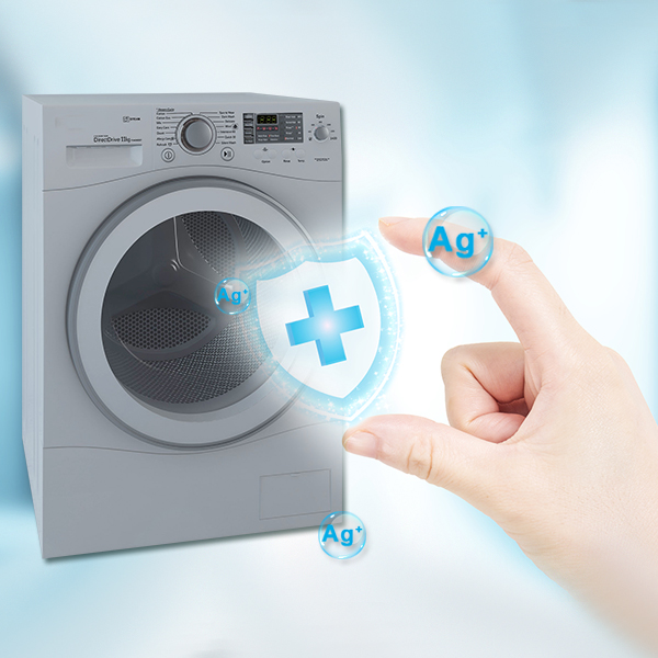 银离子抗菌剂在洗衣机上的应用